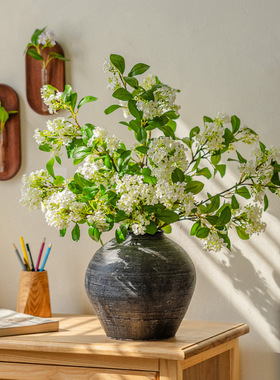 摄影道具花卉野花仿真花自然风假花客厅花束家居插花餐桌装饰摆件