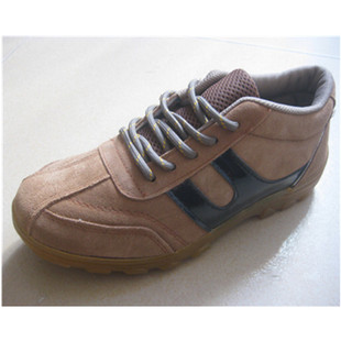 舒适单鞋 促销 棕色牛筋底结实工作鞋 磨砂皮透气日常休闲鞋 春秋新款