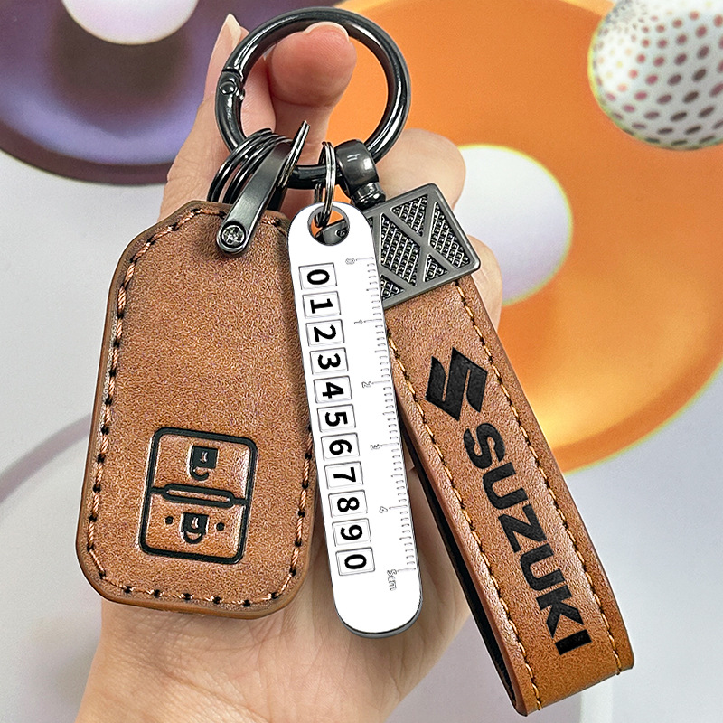 进口铃木吉姆尼钥匙套专用suzuki天语sx4雨燕启悦JIMNY汽车高档包