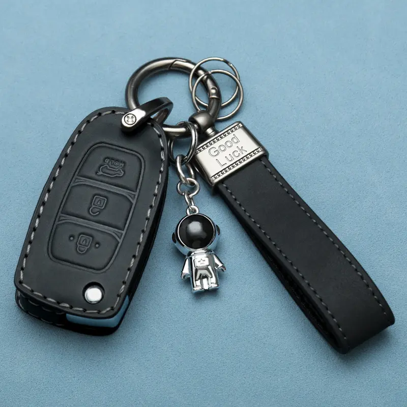 后配刀锋款钥匙套vvdi改装增配kd款适用现代折叠别克起亚车保护包