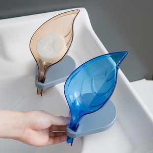 1.5元包邮  莫耶 创意树叶肥皂盒