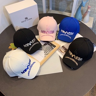 儿童潮牌纯棉字母刺绣棒球帽子 男女童棒球帽1-12岁