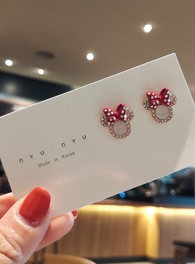 东大门2020新款潮米奇少女心耳环