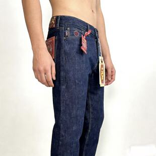 贺岁版养牛款原牛重磅18盎司赤耳丹宁牛仔裤男高端宽松休闲日系