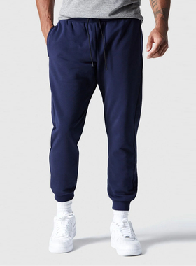 现货fabletics正品特价纯棉男士运动休闲长裤小脚裤卫裤