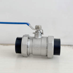 PE不锈钢双活接球阀304 201大流量暖气/自来水水管开关阀门