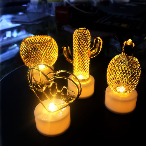 蜡烛灯电子仿真铁艺玩具小礼品