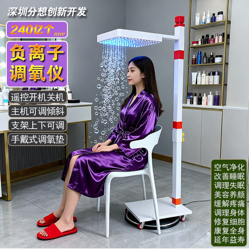 高浓度负氧离子理疗仪森林氧吧240亿负离子发生器空气净化