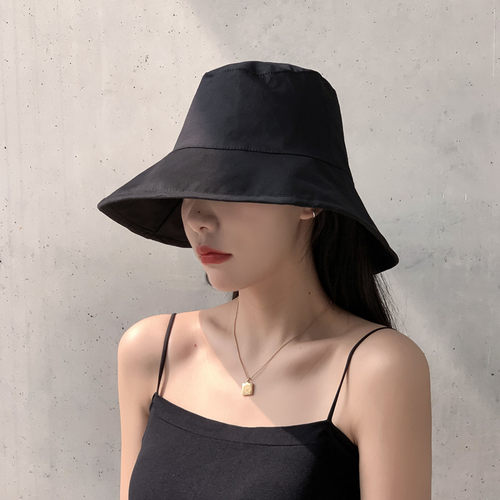 映画简约百搭春夏季大沿渔夫帽