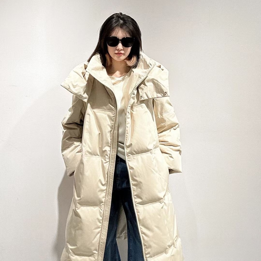 商场品质长款鹅绒羽绒服