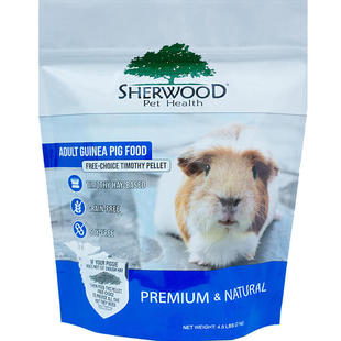 美国原装sherwood成年豚鼠粮自由选择型提摩西颗粒豚鼠荷兰猪饲料