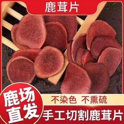 梅花鹿鹿茸片鹿茸泡酒煲汤煮水