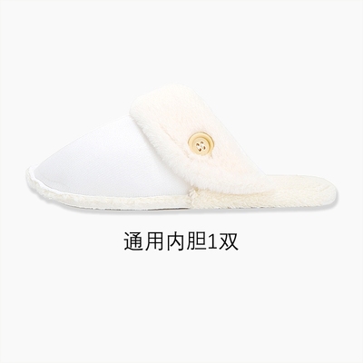 拖鞋可拆卸内胆居家女士加厚棉拖鞋内胆替换男士男女洞洞鞋冬款
