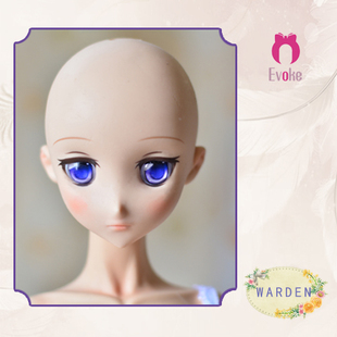 Warden Doll 带妆单头 送自制卡通眼人形用 Evoke