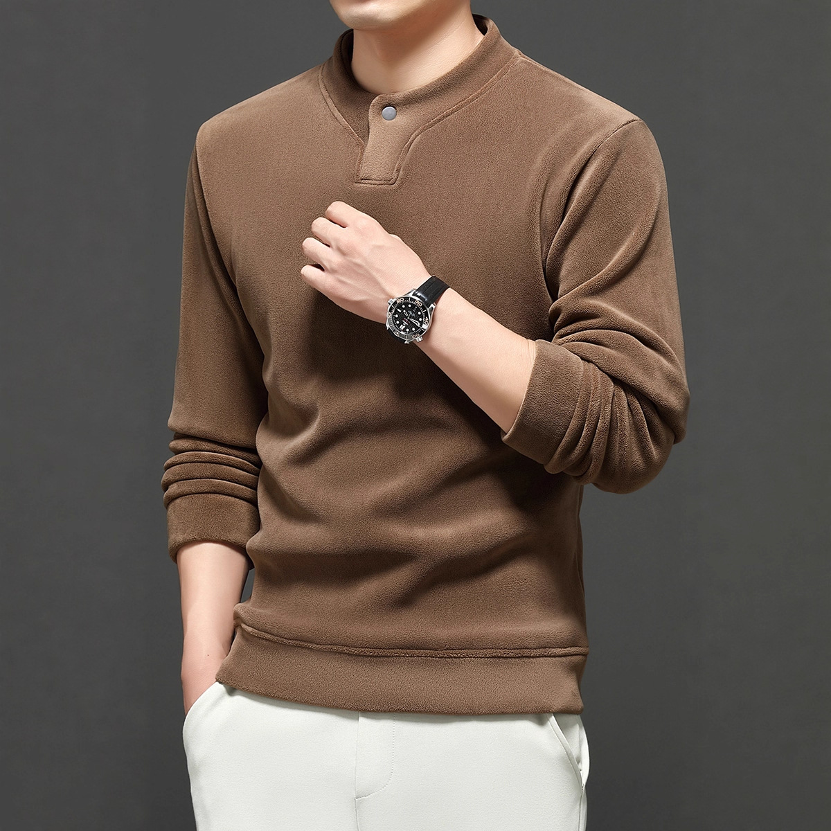 NASA联名双面德绒男卫衣