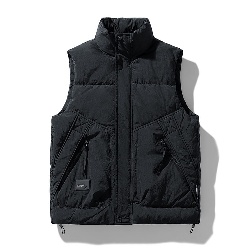 NASA联名大码羽绒马甲男