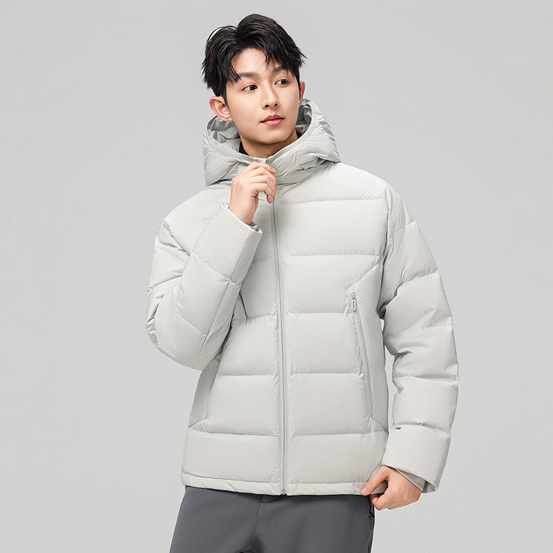 NASA官方联名2025运动保暖服男生衣外套运动服上衣连帽短款羽绒服