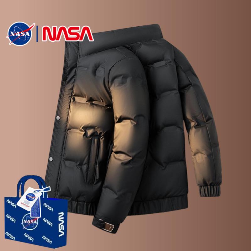 NASA联名加厚羽绒马甲男
