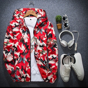 NASA官方联名迷彩衣服外套男女春秋装 潮流情侣蝴蝶 青少年日系修身