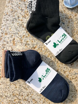 外贸尾货男子春秋款棉质短袜子38-42码 3双