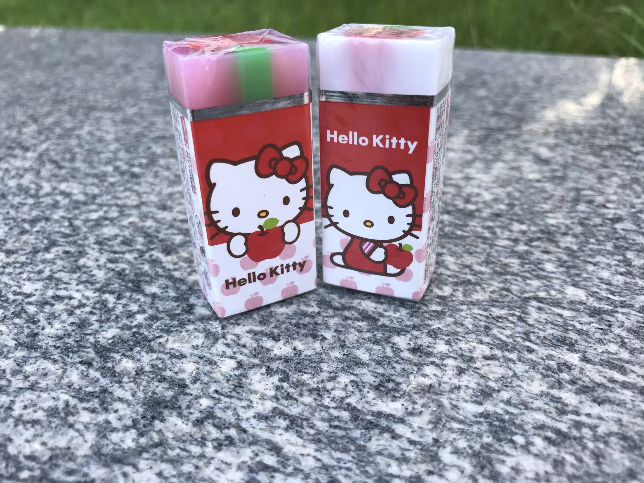 一正hello kitty 凯蒂猫果冻橡皮擦 两只