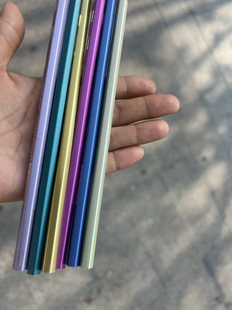 好漂亮呀 客户打样金属色六角杆HB型号小学生写字铅笔36支