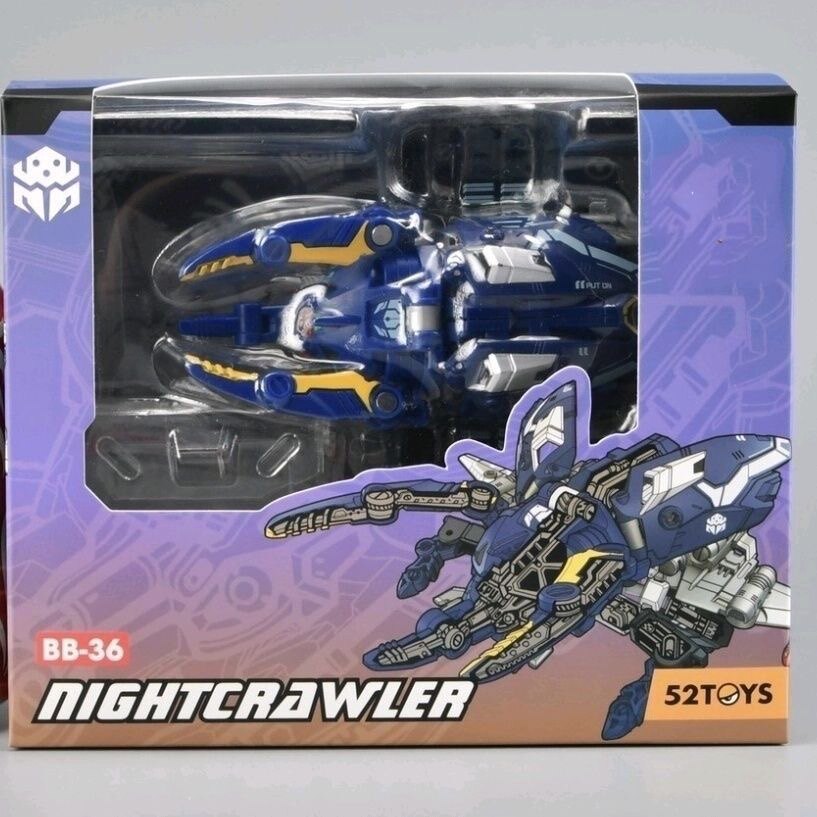 猛兽匣系列绝版夜行者蓝甲虫变形玩具模型潮玩机甲手办