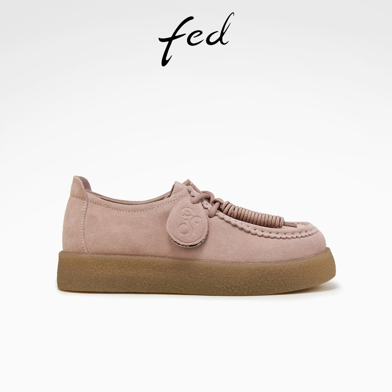 fed深口单鞋春季新款女鞋软底袋鼠鞋增高小皮鞋女款D1228-ZCA735,女鞋,深口单鞋,淘宝优惠券,粉丝福利购,淘宝优惠卷