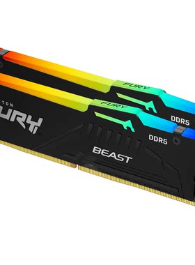 金士顿Kingston野兽FURY Beast 32/64/GB DDR5 RGB 5600/6000内存