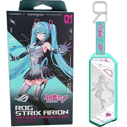 ASUS华硕ROG Strix Arion Hatsune Miku 初音未来特别版SSD硬盘盒
