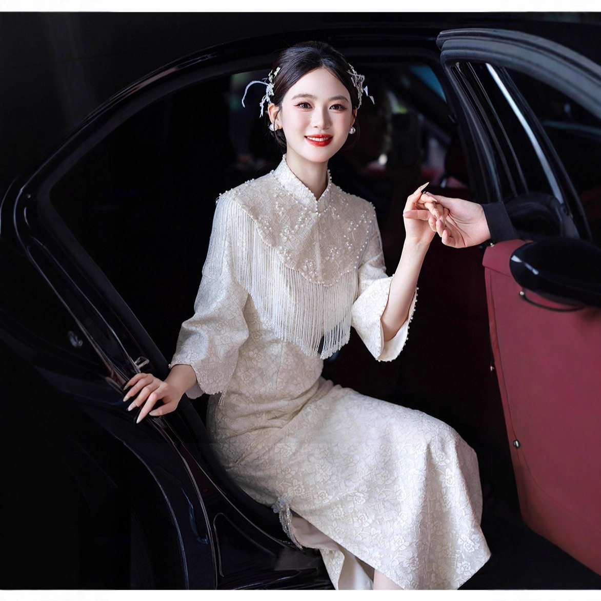 新中式订婚礼服裙小众高端改良旗袍小个子晨袍女新娘敬酒服绝美冬,女装/女士精品,礼服/晚装,淘宝优惠券,粉丝福利购,淘宝优惠卷