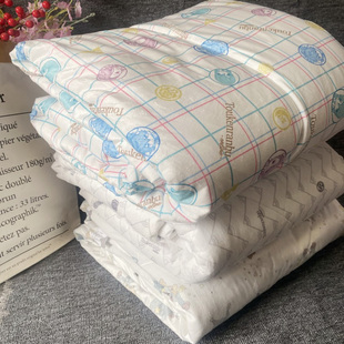 200 180 捡漏外贸原单 超柔双面超细绒印花绗缝被子春秋被冬被150