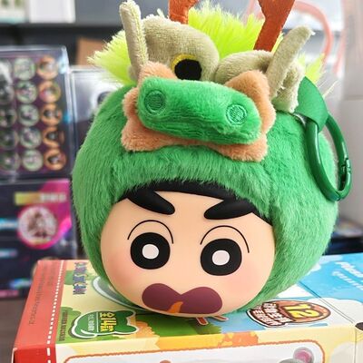 蜡笔小新盲盒十二生肖动物派对