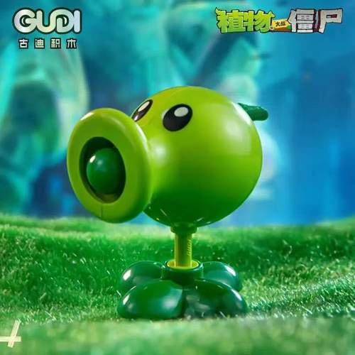 向日葵豌豆射手古迪积木樱桃炸弹