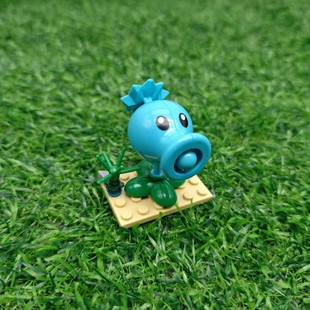 古迪积木正版授权植物大战僵尸盲盒玩具儿童节桌面拼搭积木礼物男