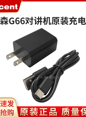 Recent瑞森G66G68-1对讲机配件铁通原装充电器电源适配器Type-C线
