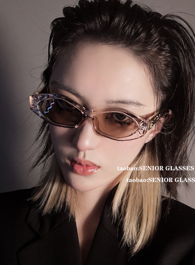 SENIOR GLASSES高街质感千禧y2k墨镜男女同款小众太阳镜防紫外线