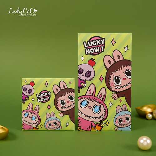2026 马年新年拉布布labu可爱卡通利是封 大号个性创意红包压岁钱