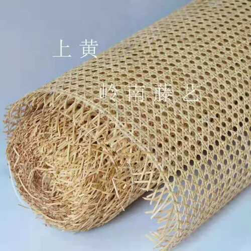 天然八角孔藤编家具铺料印尼藤