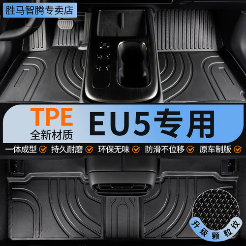 TPE适用于北汽新能源eu5脚垫r500专用plus汽车全包围全车配件用品