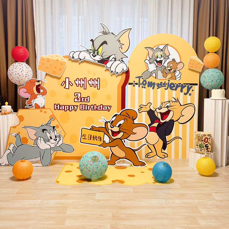 猫和老鼠主题生日布置生日场景布置装饰10岁派对氛围kt板背景墙,节庆用品/礼品,节日装扮用品,淘宝优惠券,粉丝福利购,淘宝优惠卷