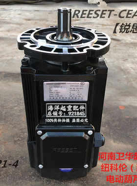 河南锐思特电机YCD21-4 0.8kW电机 纽科伦起重机驱动软起动电机黑