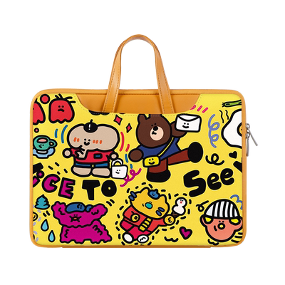 高颜值手提电脑包大容量设计