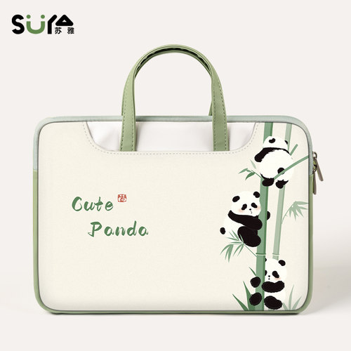 高颜值手提电脑包大容量设计