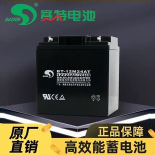 赛特BT-12M24AT蓄电池12V24AH海湾消防电瓶UPS电池12V电瓶太阳能