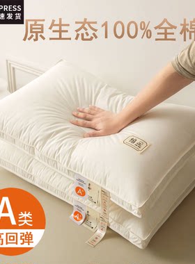 A类全棉大豆护颈椎枕芯助睡眠