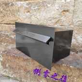 定制欧式 前投后取信报箱信箱户外挂墙前投内取邮箱 别墅门口嵌入式