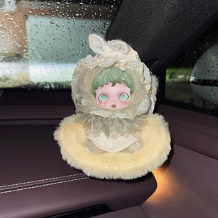 labubu车载座椅SU7专用车载玩偶座椅yu7车内饰摆件光织园座椅