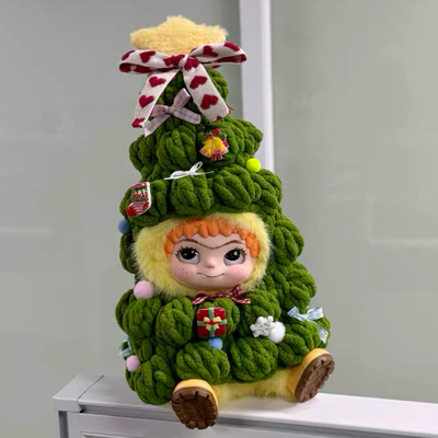 拉布布123代手工圣诞树娃衣17cm