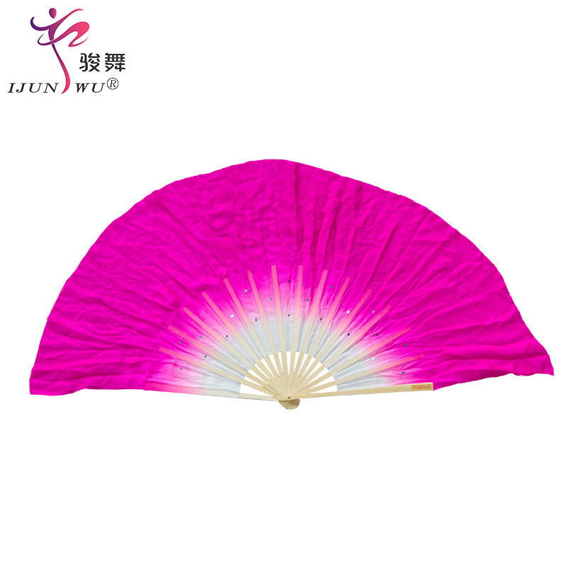 真丝双面秧歌胶州舞蹈扇子